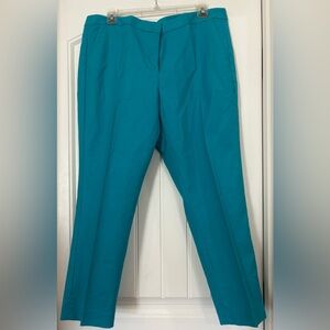 Michael Kors Women's Teal Straight Leg Pants